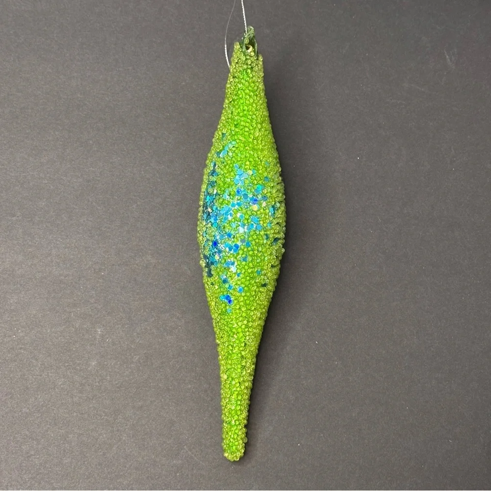 Vintage Christmas green blue